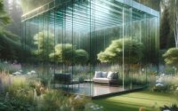 Szklana pergola z ruchomym dachem – funkcjonalność i design.